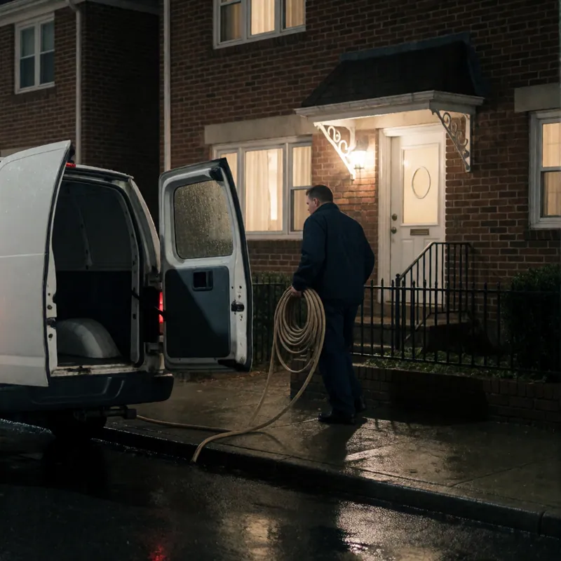 A night call-out by Woodside Water & Fire Restoration in Woodside, New York