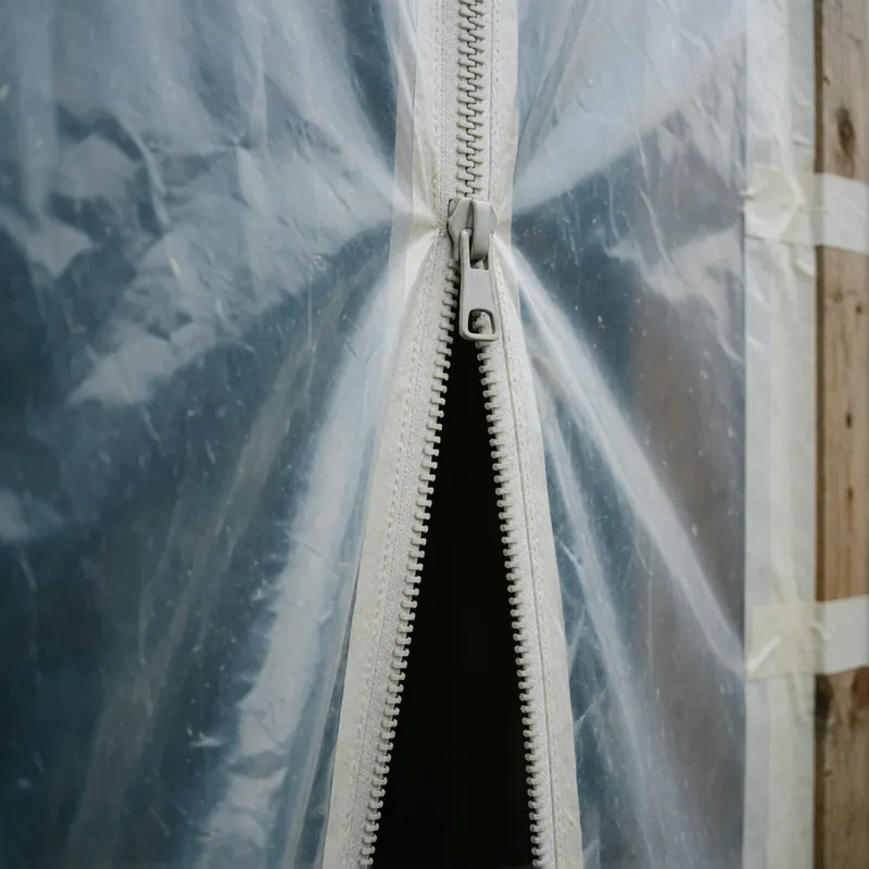 Mould remediation containment built by Woodside Water & Fire Restoration in Woodside, New York